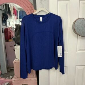 Lululemon Athletica Deep Sea Blue Long Sleeve Swiftly Tee Relaxed Fit